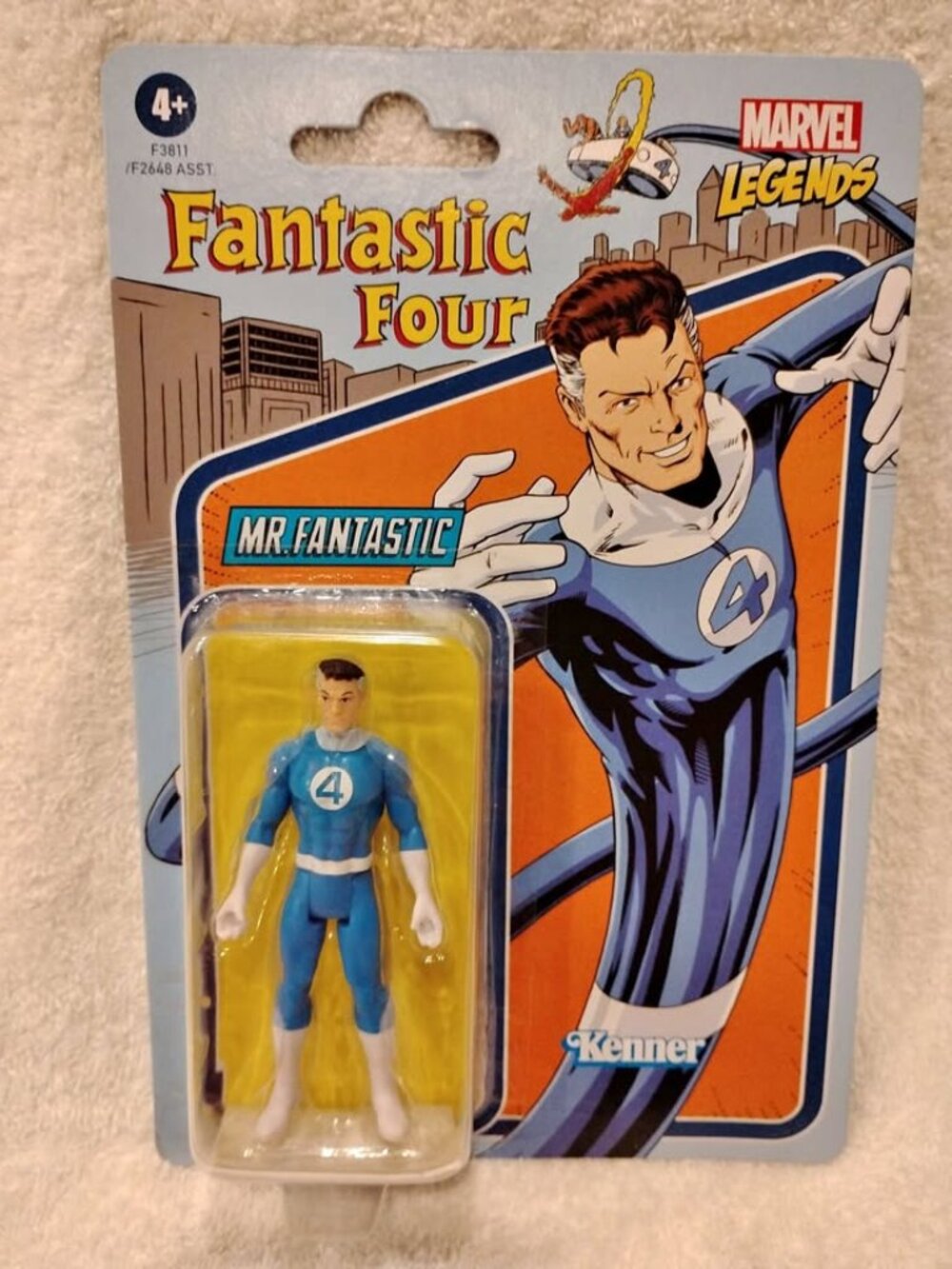 Marvel Legends Retro 3.75 Mr Fantastic (F3811) - NEW on Card Kenner